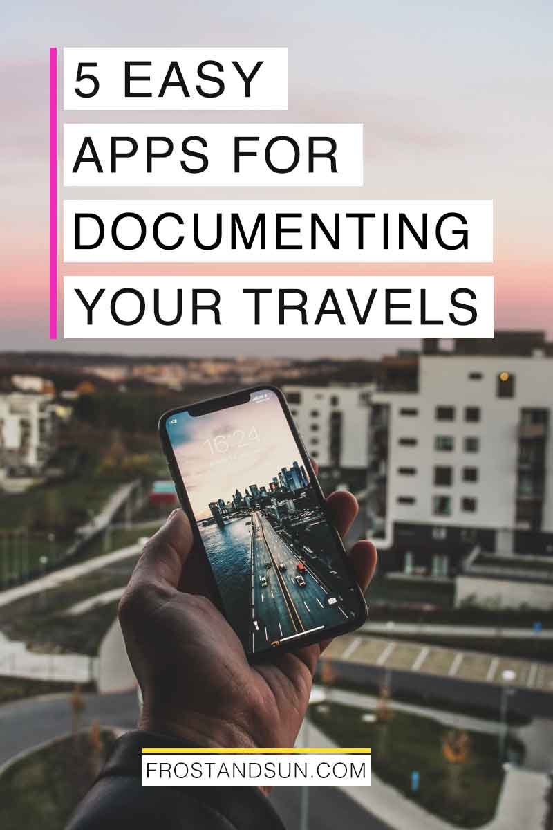 travel journal apps